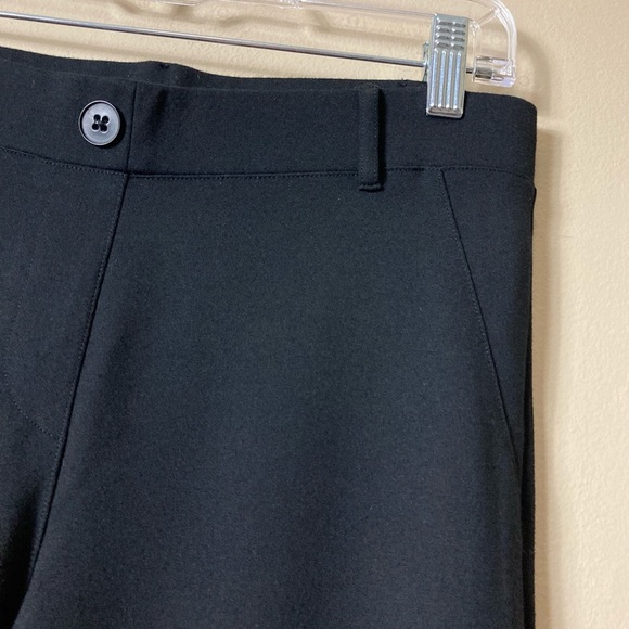 Betabrand Classic Straight Leg Dress Pant Yoga Pants Black - Picture 9 of 11